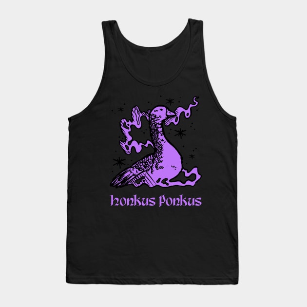 Honkus Ponkus Halloween Goose Tank Top by Space Cadet Tees